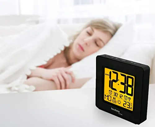 Technoline WT 330 Funkwecker schwarz Sprachausgabe