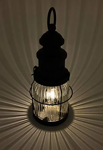 Technoline T 9500 LED-Laterne schwarz Glas Metall