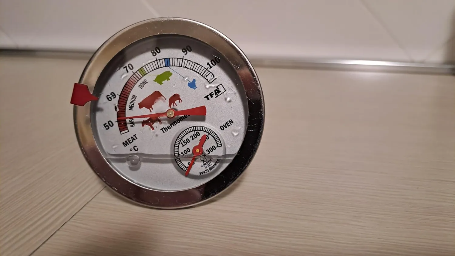 TFA Dostmann 14.1027 Braten-Thermometer Edelstahl analog