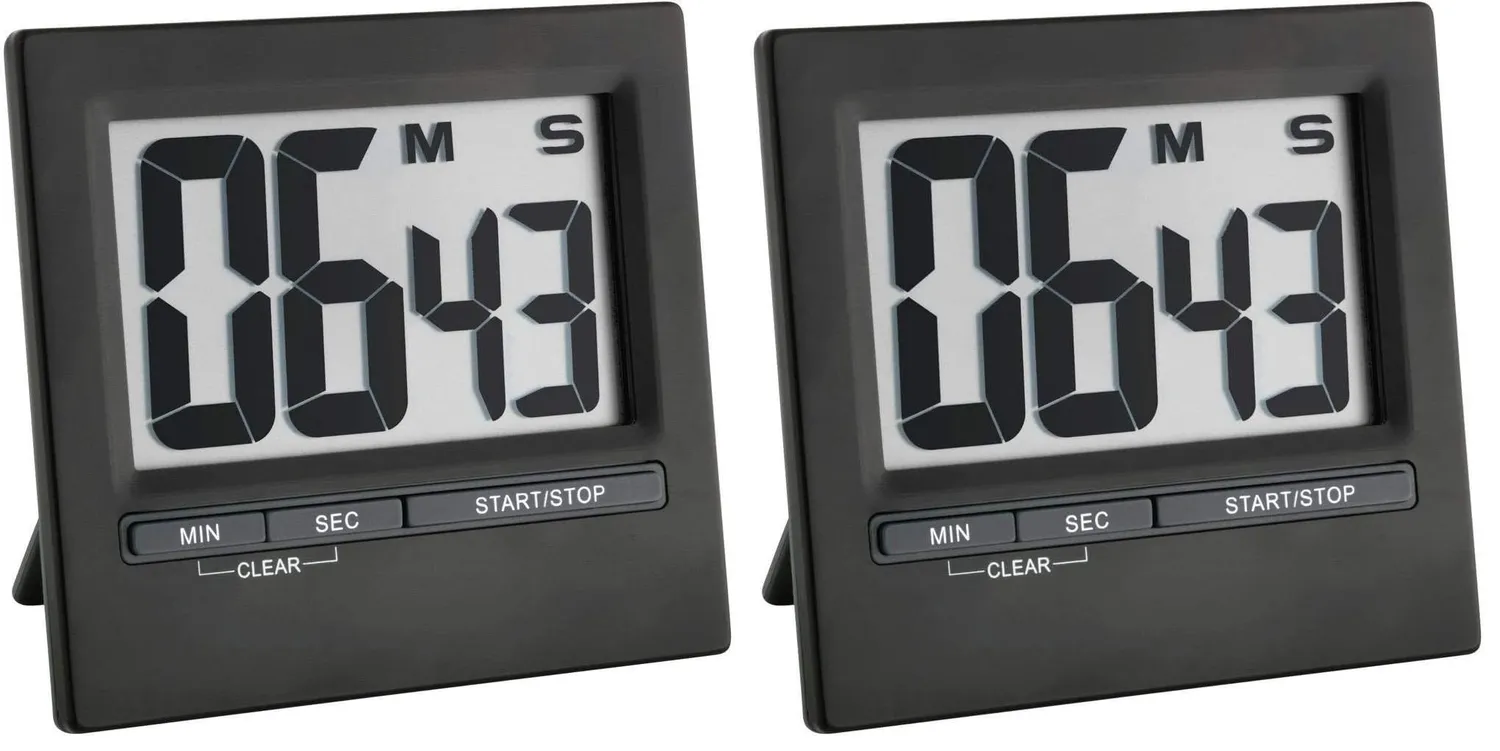 TFA Dostmann Cube-Timer 38.2013 Küchentimer Aluminium 99 Min