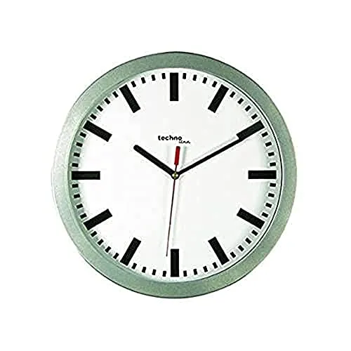 Technoline Bahnhofsuhr Funkwanduhr 30 cm schwarz