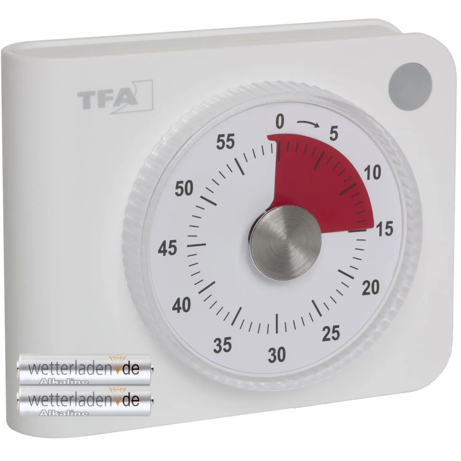 TFA Dostmann 38.2058.02 Küchentimer weiß 60 Minuten analog