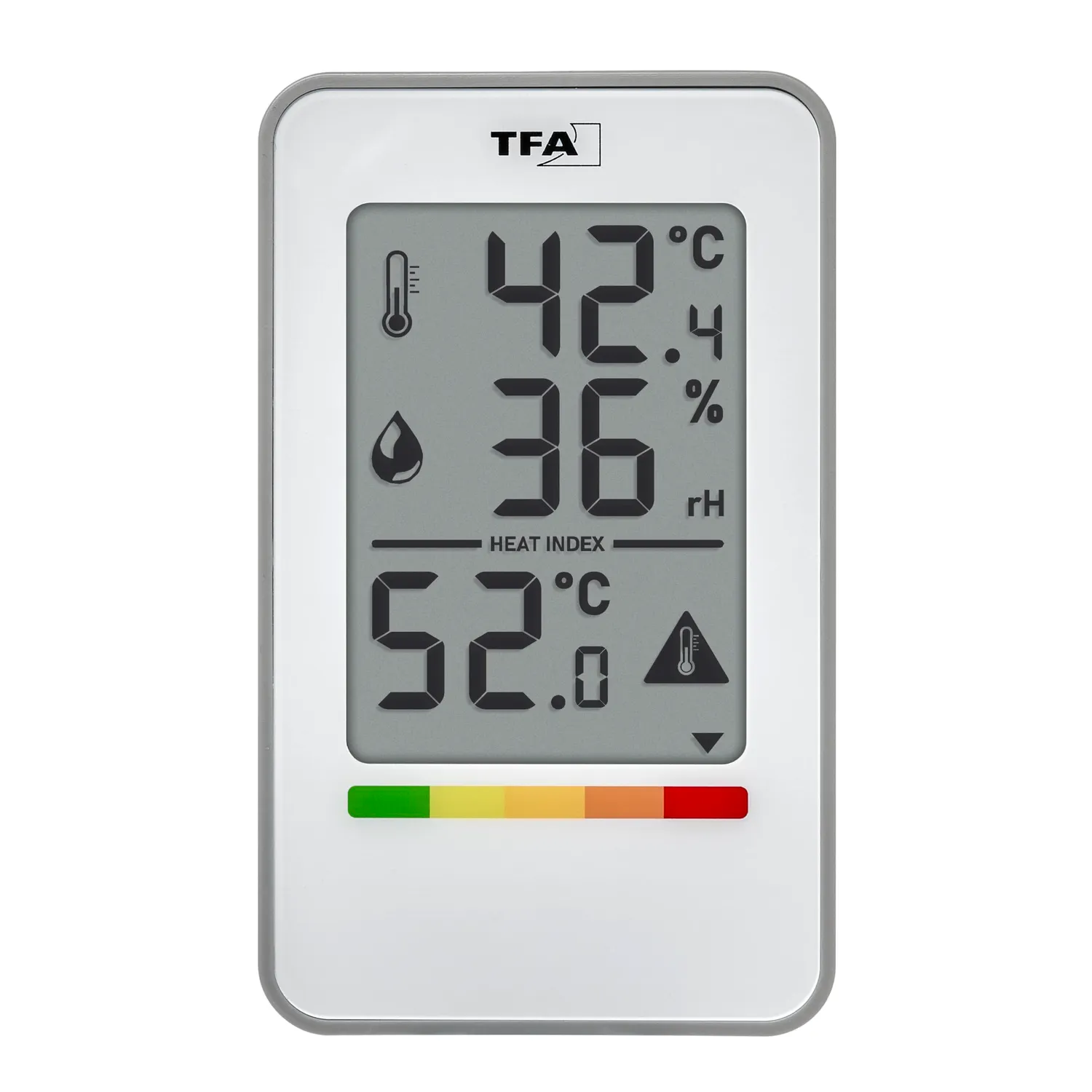 TFA Dostmann HeatCheck 30.5062 Thermo-Hygrometer weiß