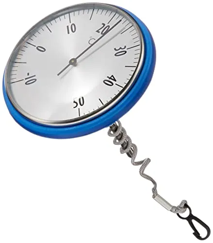 TFA Dostmann 40.2005 Schwimmbadthermometer analog blau Edelstahl