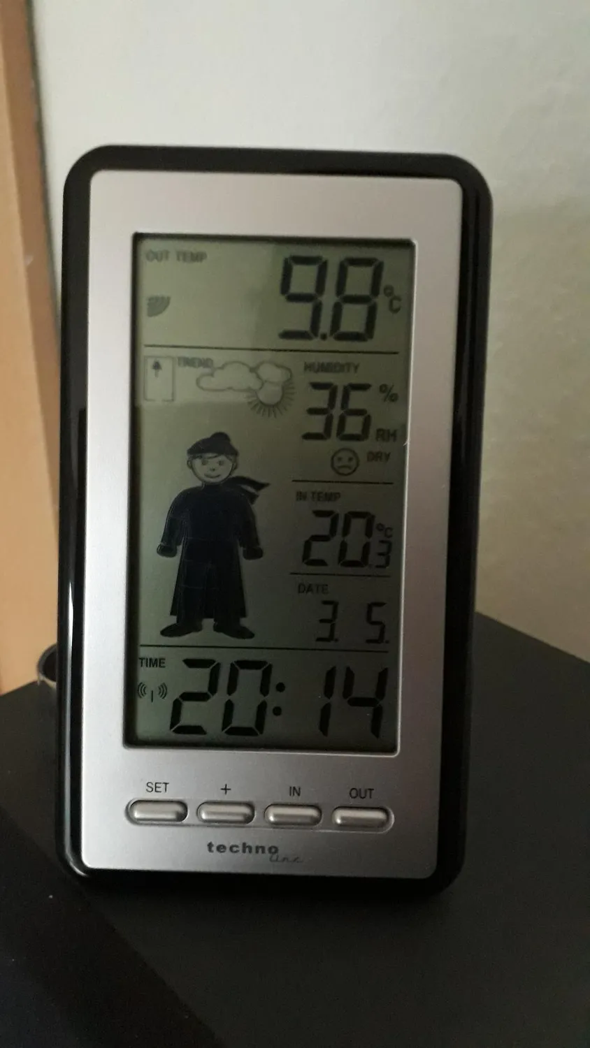 Technoline WS 9632-IT Wetterstation mit Wettermännchen