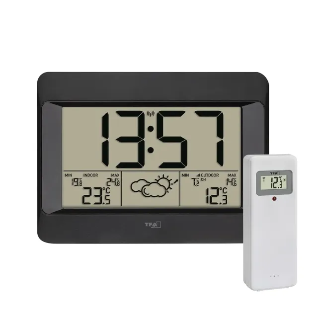 TFA Dostmann Zeno 35.1163.01 Wetterstation schwarz Prognose