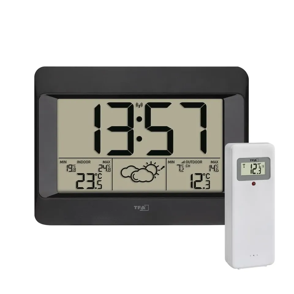 TFA Dostmann Zeno 35.1163.01 Wetterstation schwarz Prognose