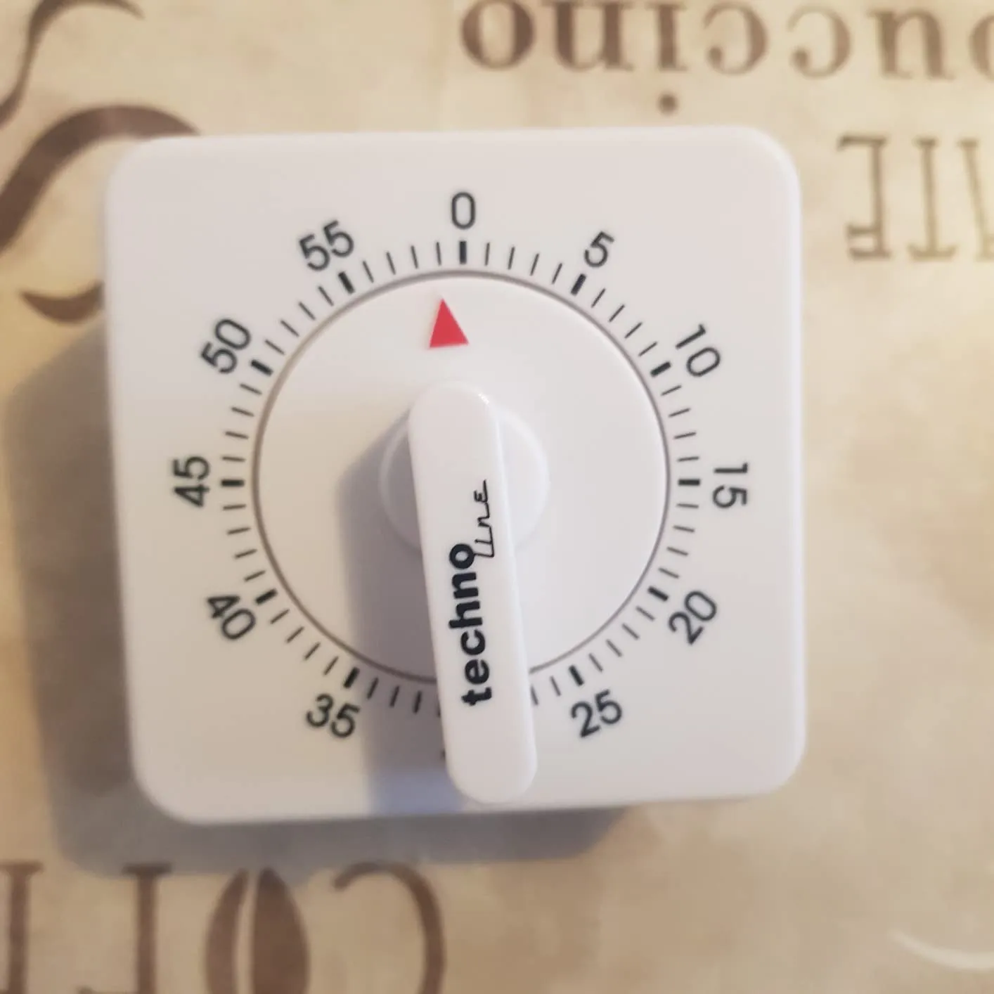 Technoline KZW Kurzzeitwecker analog weiß 60 Minuten