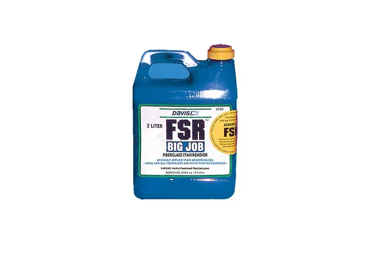 Davis FSR 792 Gel Fleckentferner Fiberglas Rost Wasserlinie