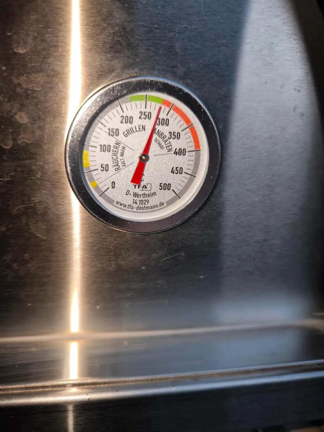TFA Dostmann 14.1029 BBQ Thermometer analog bis 500 °C