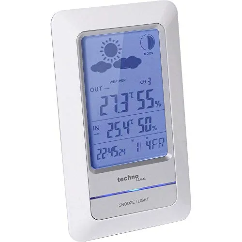 Technoline WS 6740 Wetterstation Weiß Vorhersage