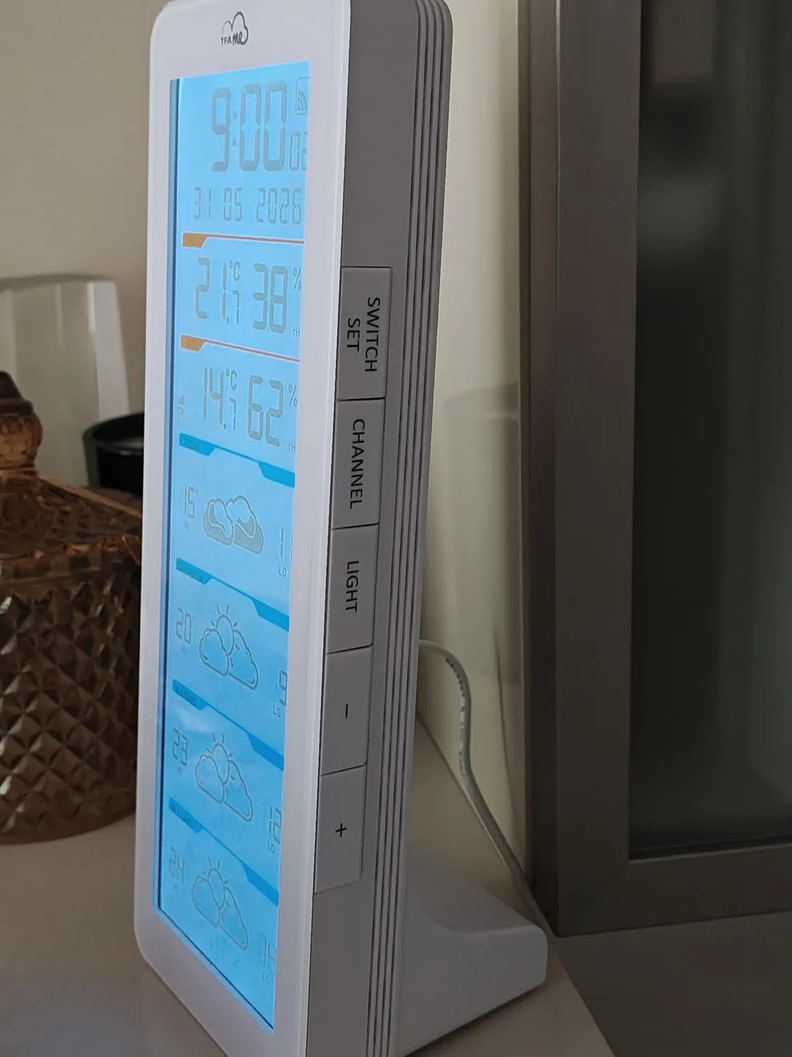 TFA Dostmann TFA.me ID-06 35.8108.02 WLAN-Wetterstation weiß