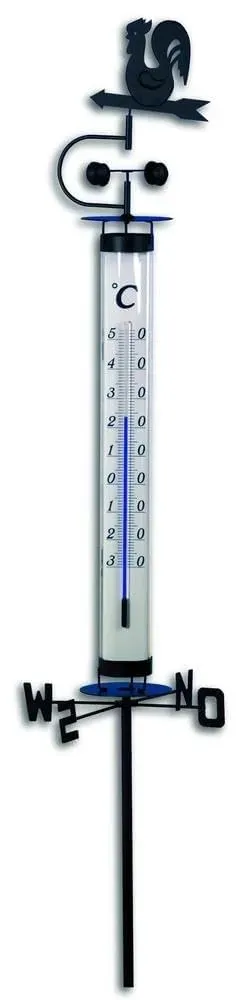 TFA Dostmann 12.2035 Gartenthermometer mit Wetterhahn