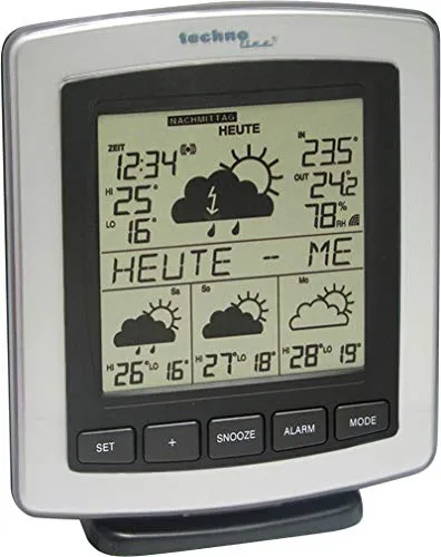 Technoline WD 4204 Wetterstation grau-schwarz 4-Tage-Prognose