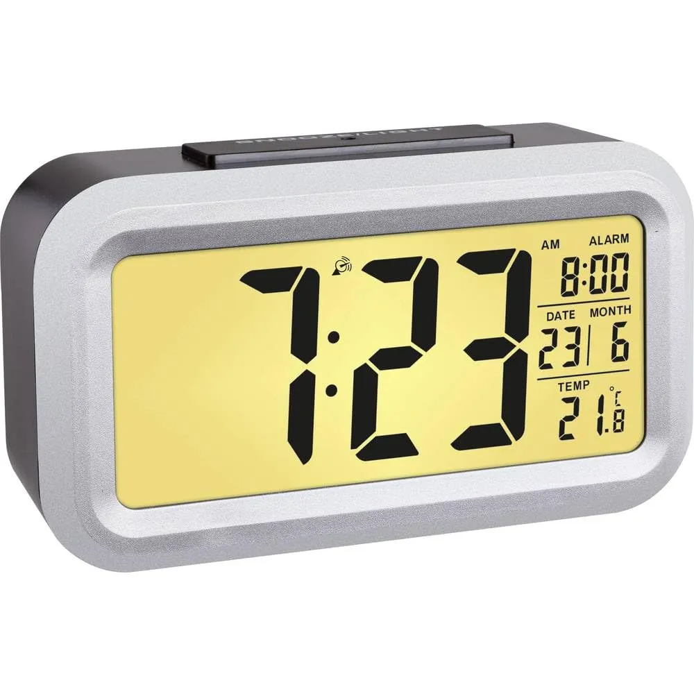 TFA Dostmann LUMIO Plus 60.2553.02 Funkwecker weiß-silber