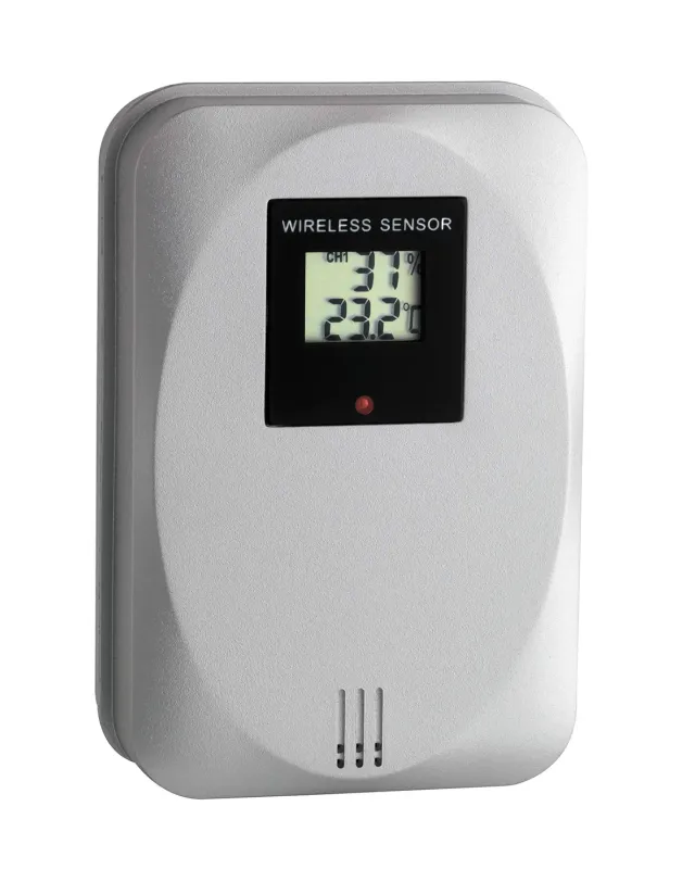 TFA Dostmann 30.3169 Thermo-Hygrosender für Quadro weiß