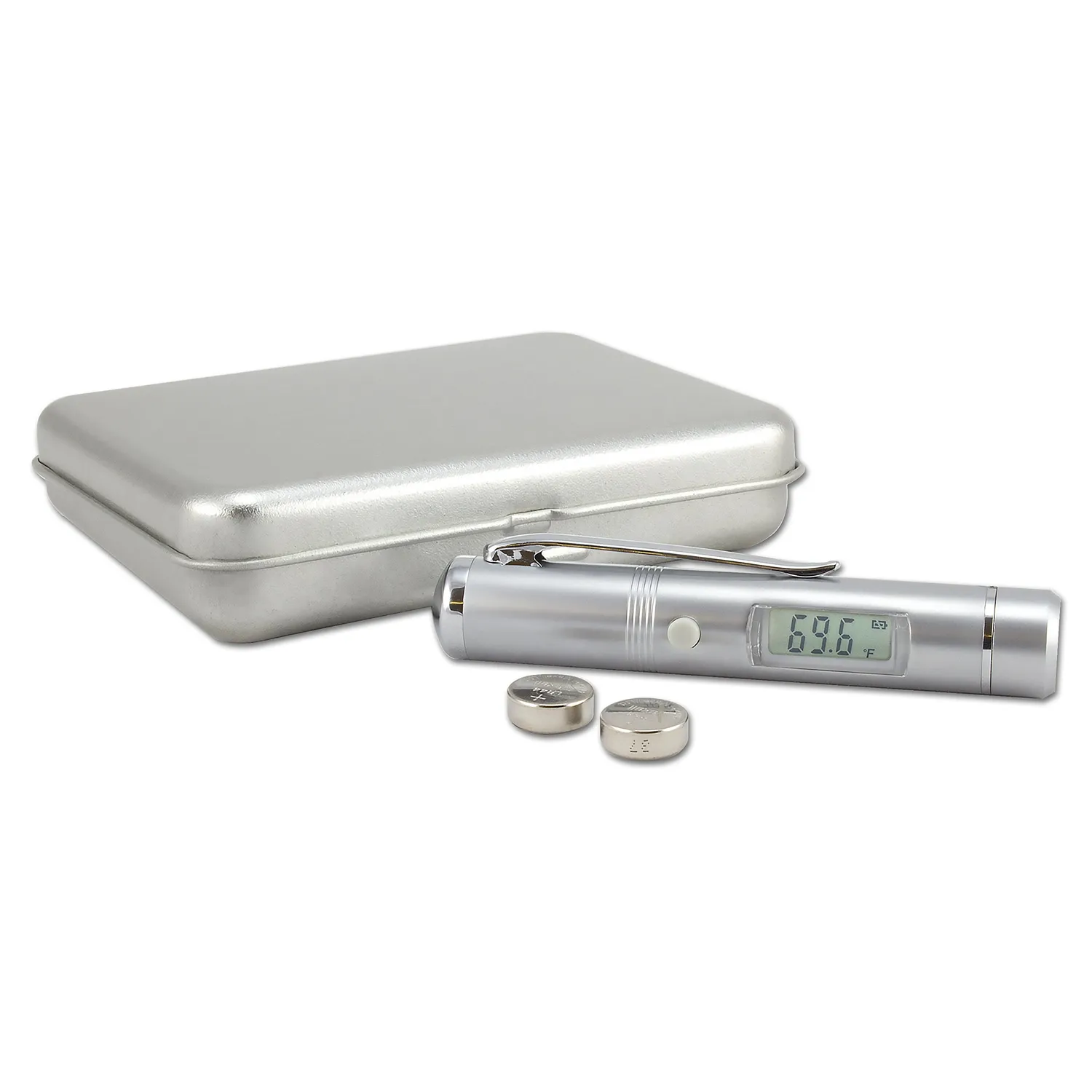 TFA Dostmann Flash Pen Infrarot-Thermometer silber -33 bis 220°C
