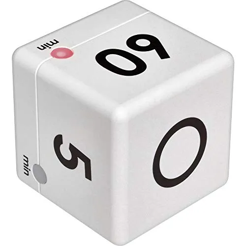 TFA Dostmann Cube Timer 38.2032.02 weiß digital