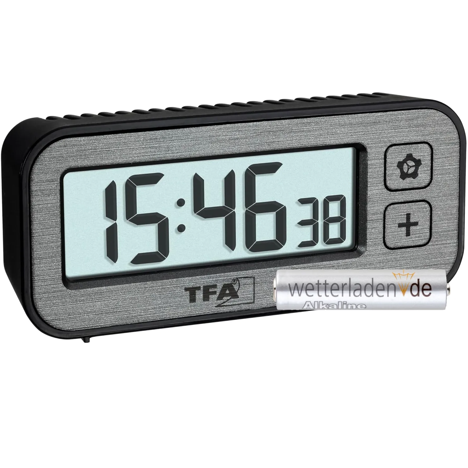 TFA Dostmann Switch 60.2039.10 Mini-Wecker Grau Thermo