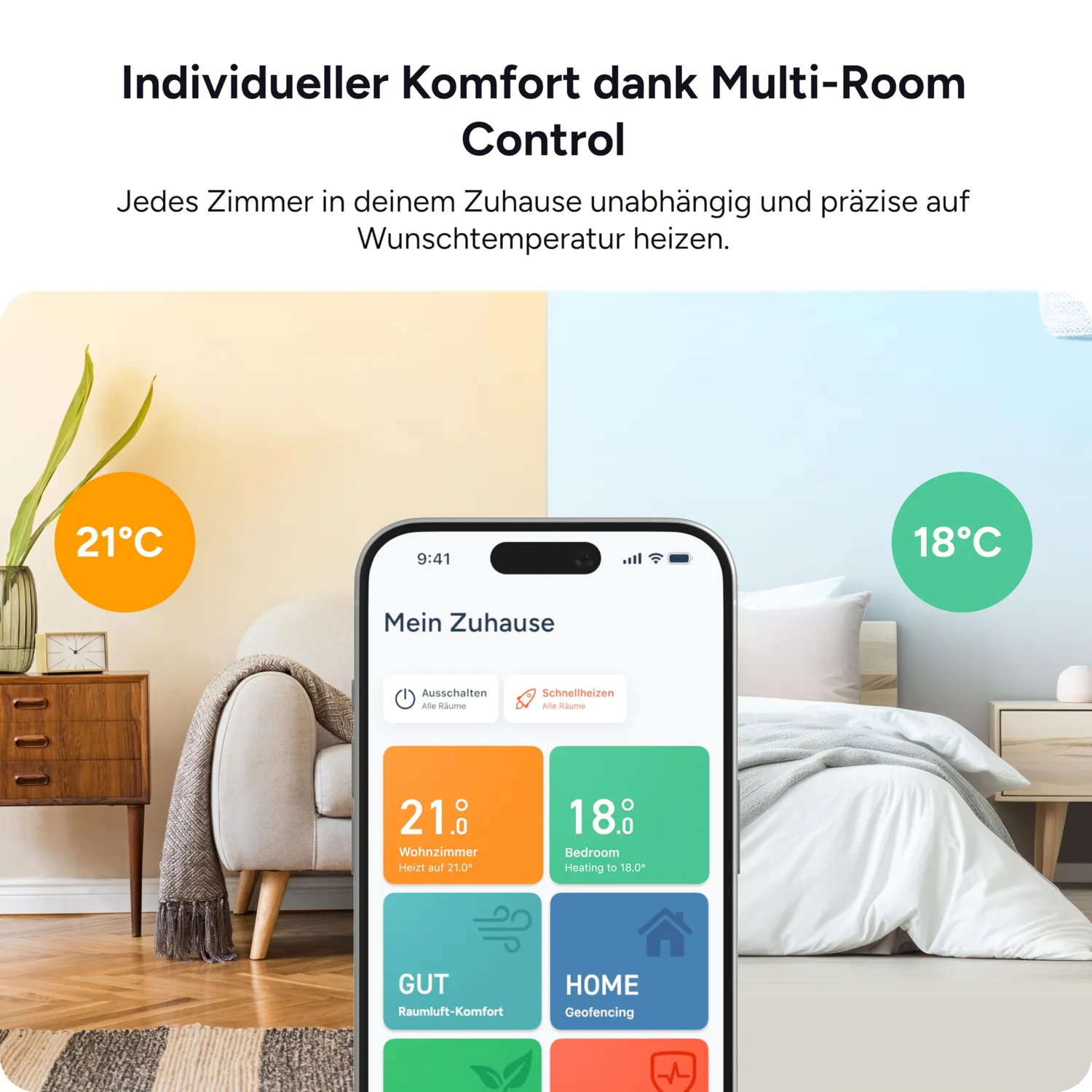 tado° V3+ Heizkörperthermostat 3er Pack smart App