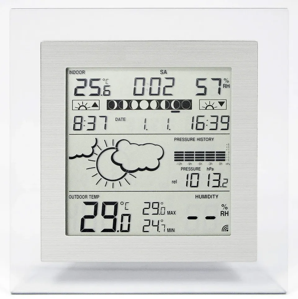 Technoline WS 9257-IT Wetterstation Luftdruckhistorie