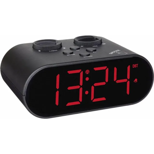 TFA Ellypse 60.2551.01 Funkwecker USB schwarz LED