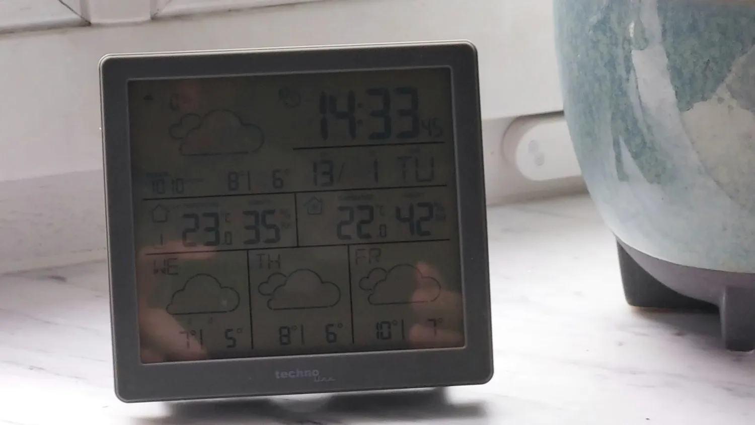 Technoline WD 2200 WLAN-Wetterstation mit Außensensor App