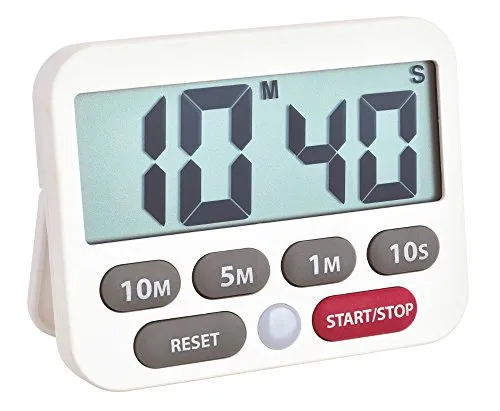 TFA Dostmann Cube Timer und Stoppuhr schwarz 99 Minuten