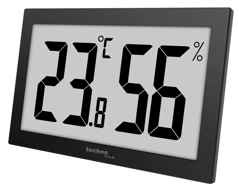 Technoline WS9465 Thermo-Hygrometer schwarz Jumbo-Display