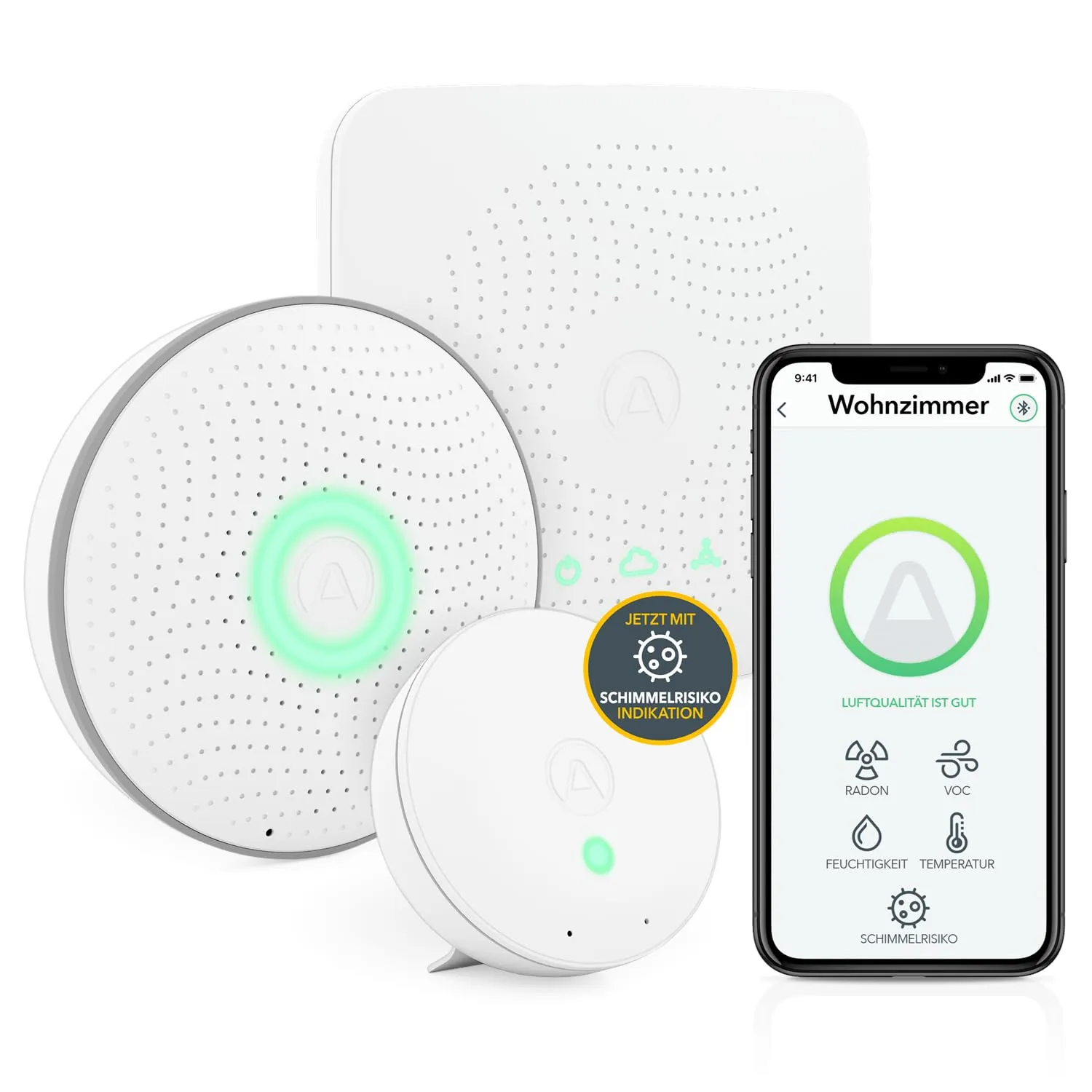 Airthings 420 House Kit Raumluftmonitor Radon VOC