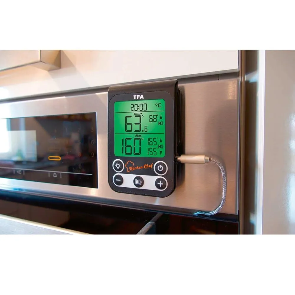 TFA Dostmann Küchen-Chef 14.1512.01 Grillthermometer schwarz