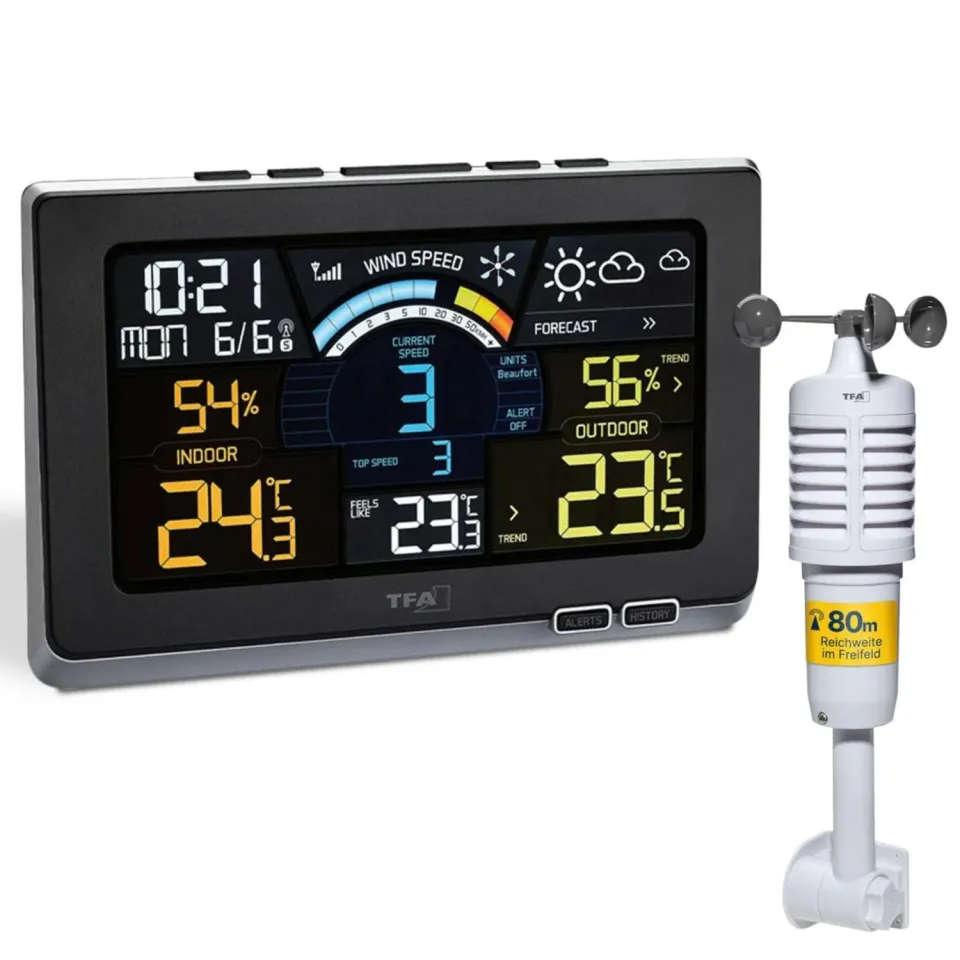 TFA Dostmann Spring Breeze 35.1140.01 Wetterstation Wind