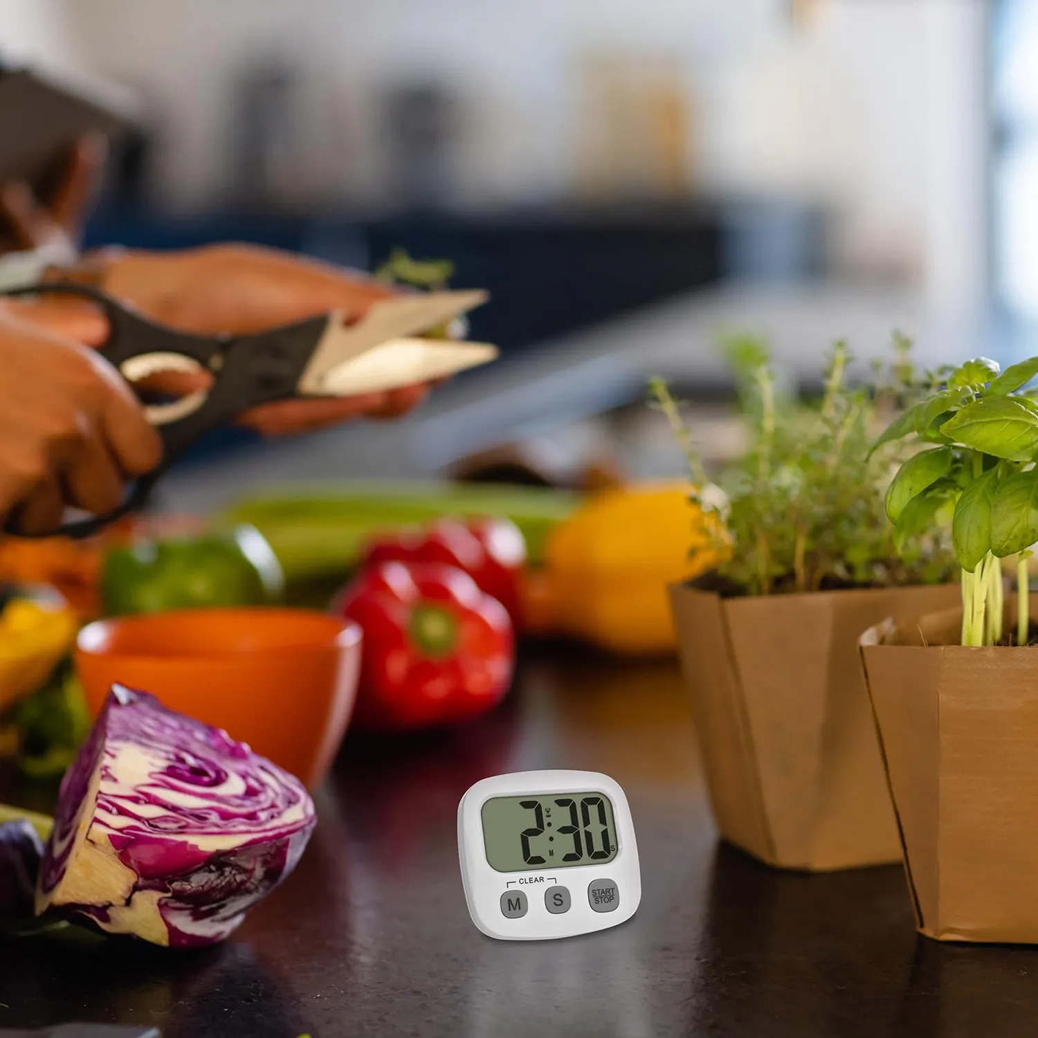 TFA Dostmann 38.2057.02 Kurzzeitmesser weiß Timer