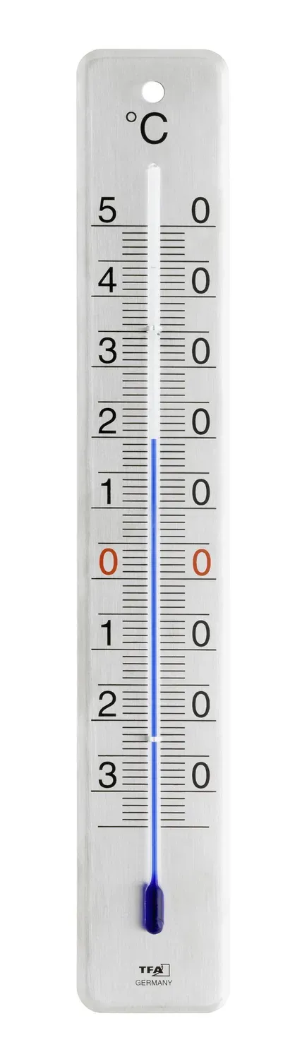 TFA Dostmann 12.2046 Innen-Außen-Thermometer Edelstahl 28cm