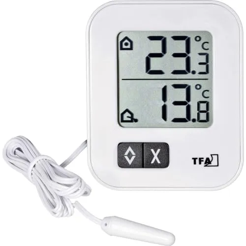 TFA Dostmann Moxx 30.1043 Thermometer weiß digital