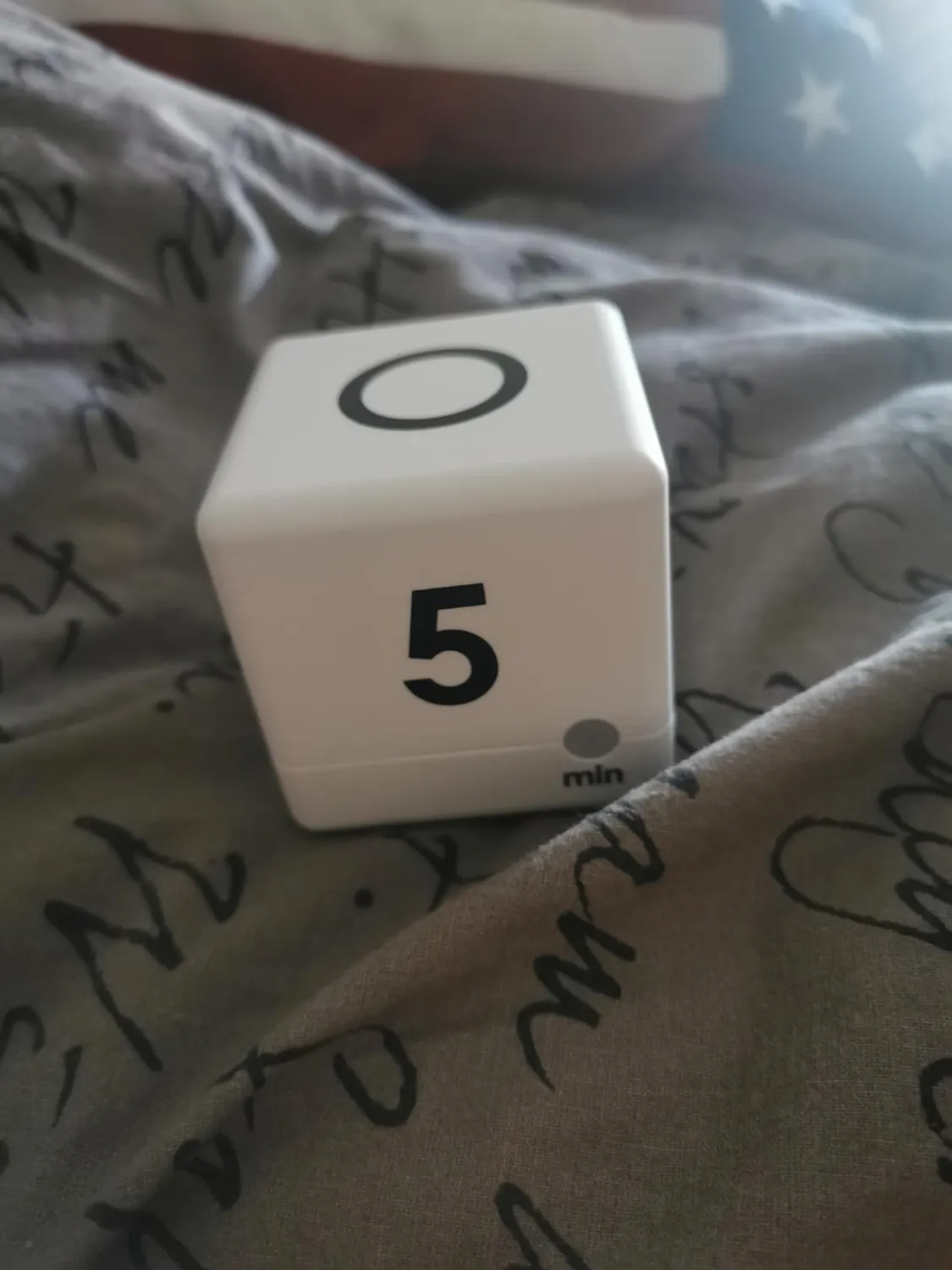 TFA Dostmann Cube Timer Zeitwürfel schwarz digital