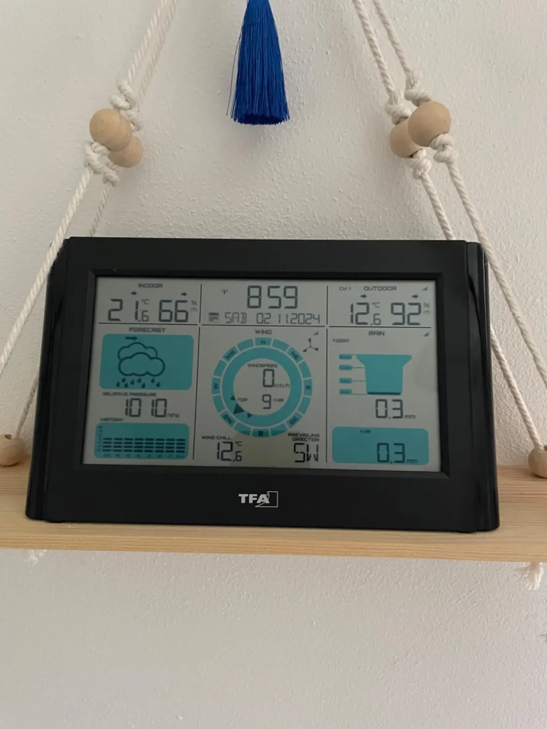 TFA Weather Pro 35.1161.01 Wetterstation Bundle schwarz