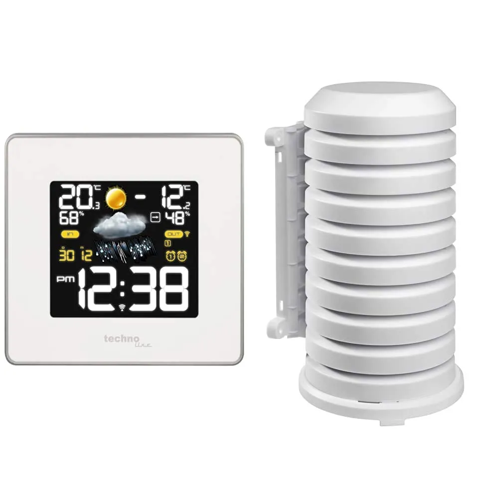 Technoline WS 6440 Premium Wetterstation weiß
