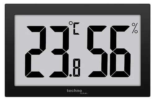 Technoline WS9465 Thermo-Hygrometer schwarz Jumbo-Display