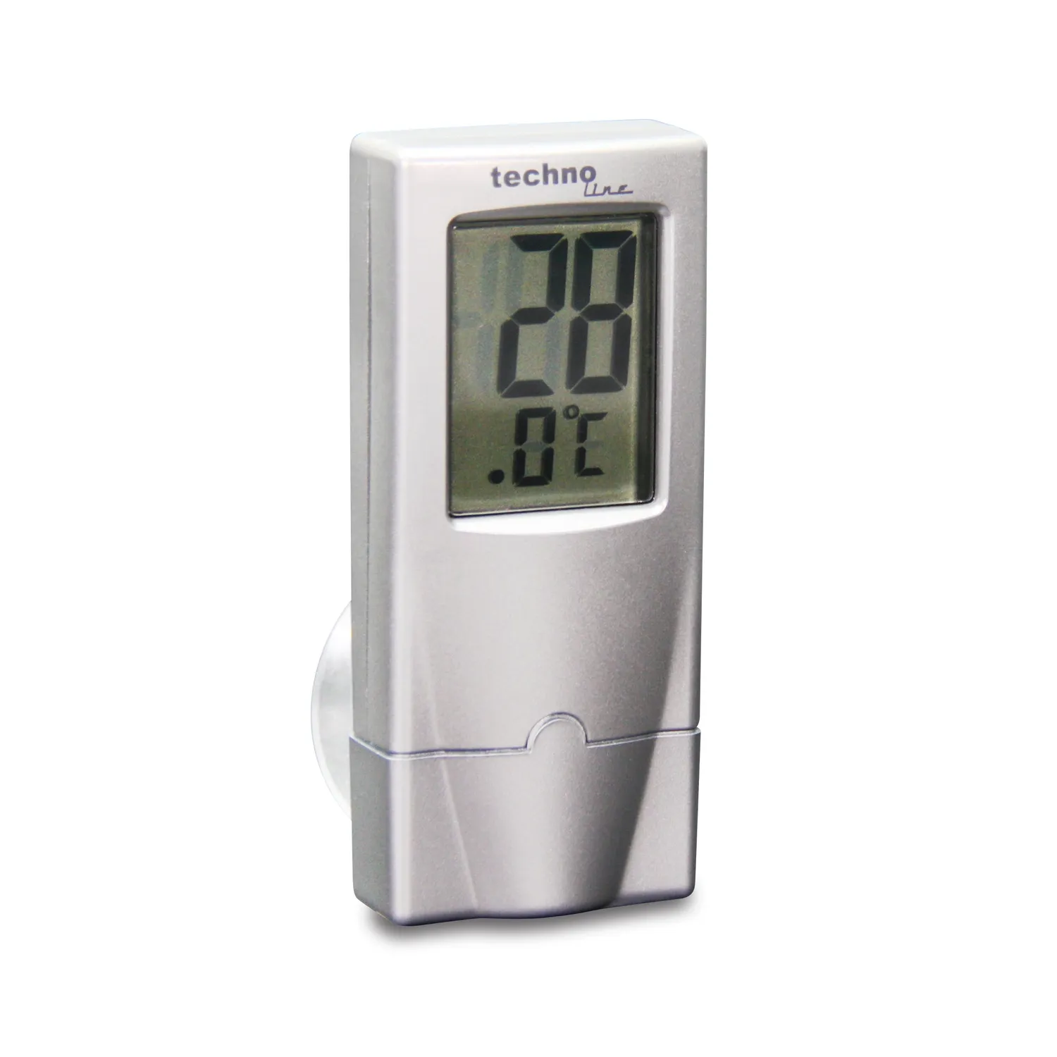 Technoline WS 7024 Temperaturstation Silber Saugnapf