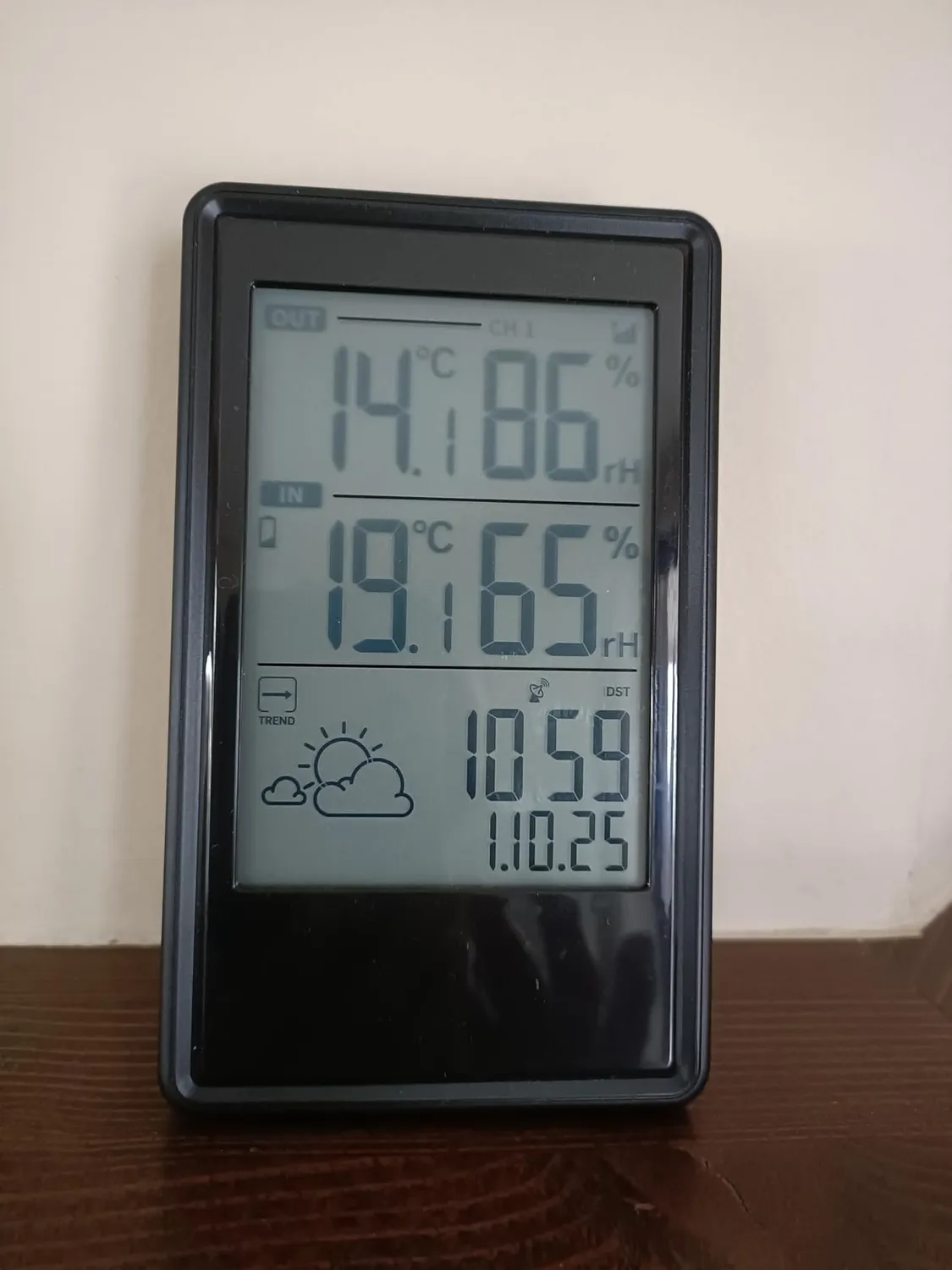 TFA Dostmann Etna 35.1173 Funk-Wetterstation schwarz