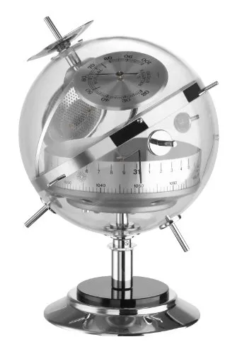TFA Dostmann Sputnik 20.2047 Wetterstation silber analog