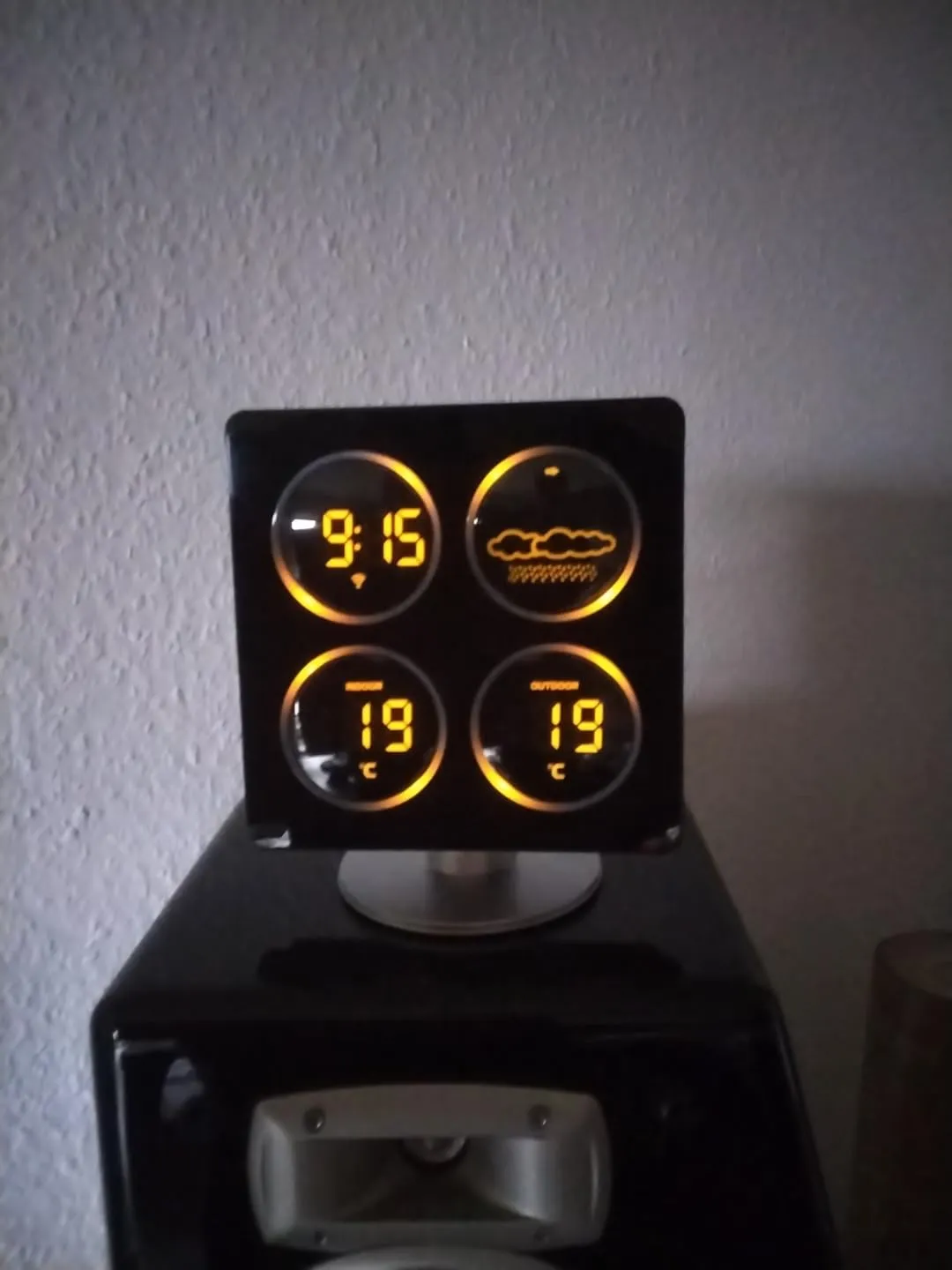 Technoline WS WS6830 Wetterstation Schwarz LED Orange