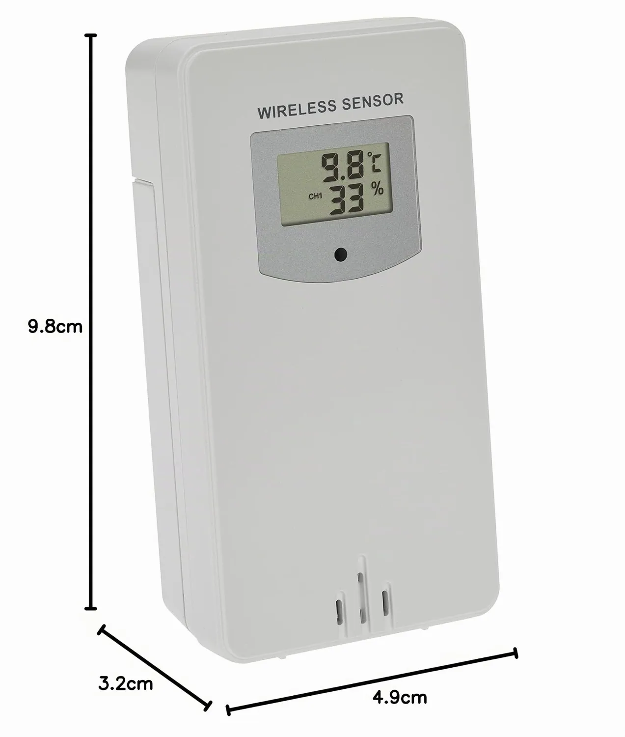 TFA Dostmann 30.3253.02 Thermo-Hygro-Sender weiß 433 MHz