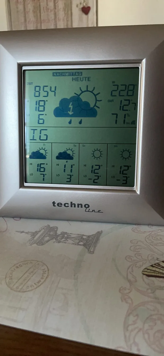 Technoline WD 9000 Wetterstation mit 5-Tage-Prognose