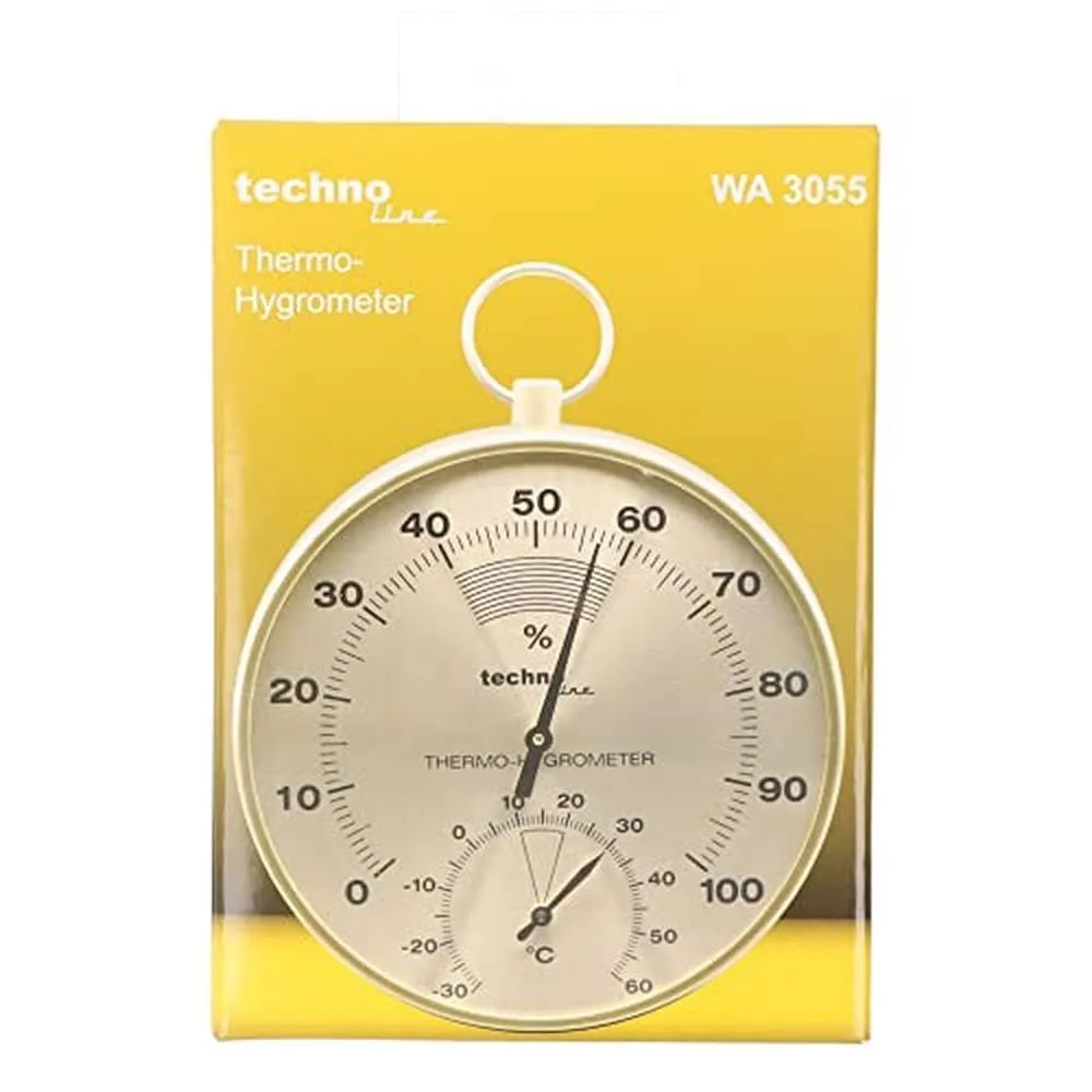 Technoline WA 3055 Thermo-Hygrometer Analog Messing