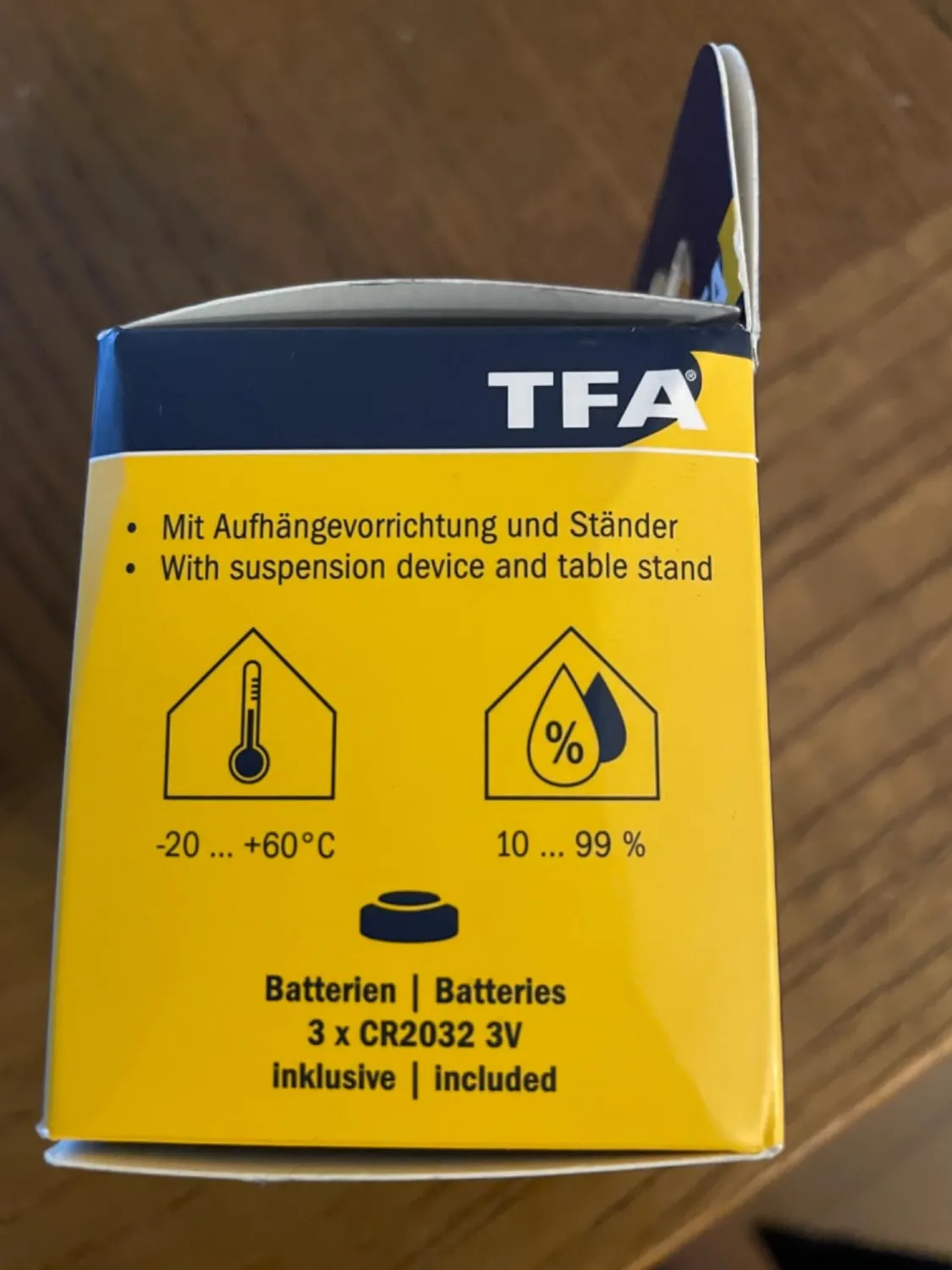 TFA Dostmann 30.5039.01.03 Mini Thermo-Hygrometer 3er-Set