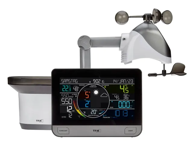 TFA Dostmann View Pro 35.8003.01 WLAN-Wetterstation schwarz