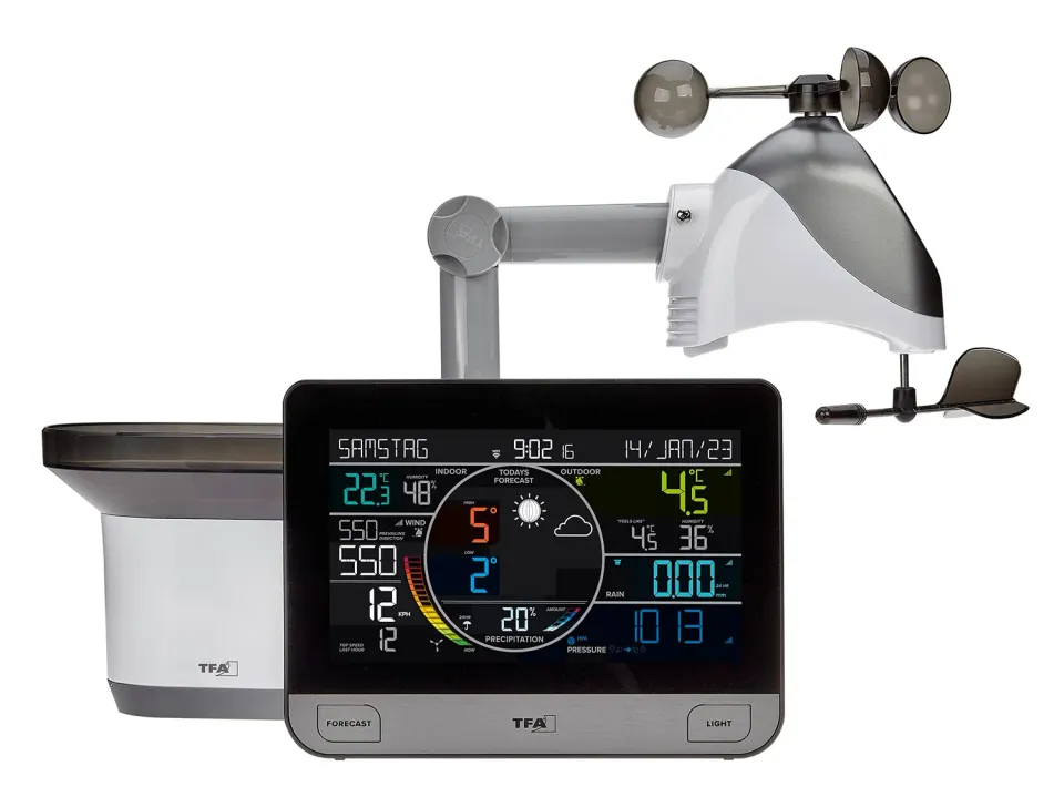 TFA Dostmann View Pro 35.8003.01 WLAN-Wetterstation schwarz