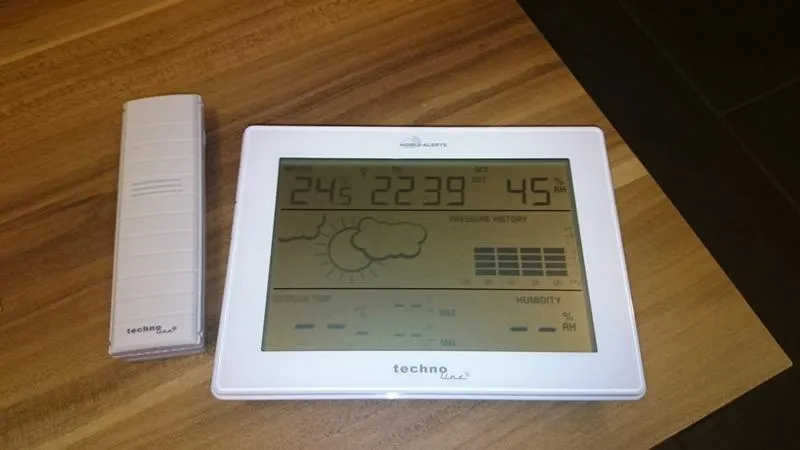 Technoline MA 10410 Wetterstation Mobile Alerts weiß